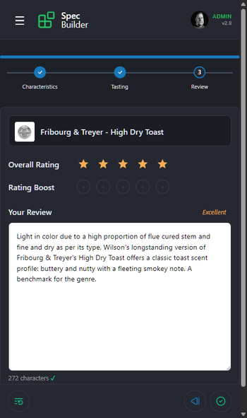 Spec Editor - Review